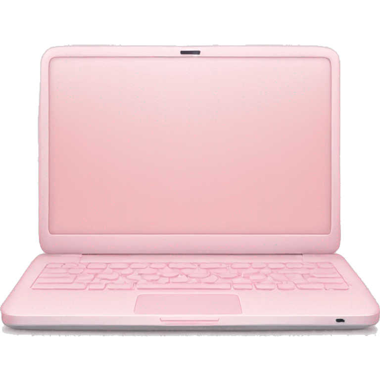 Light pink laptop emoji