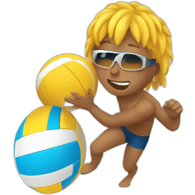 beach-volley-player emoji