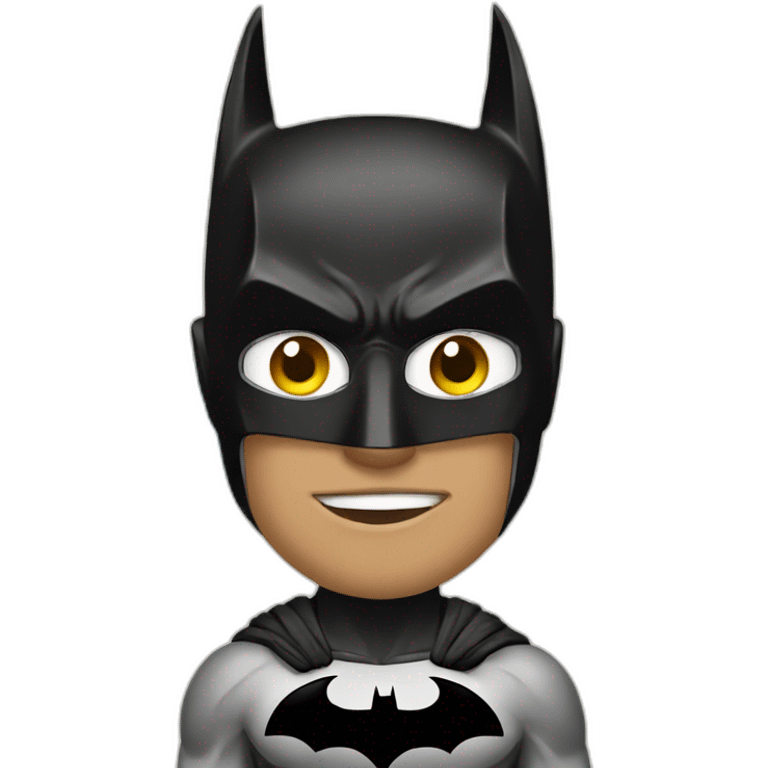 Batman in gym emoji