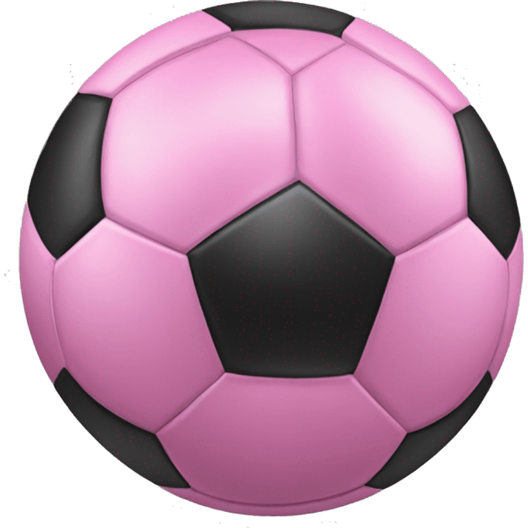 Pink soccer ball  emoji