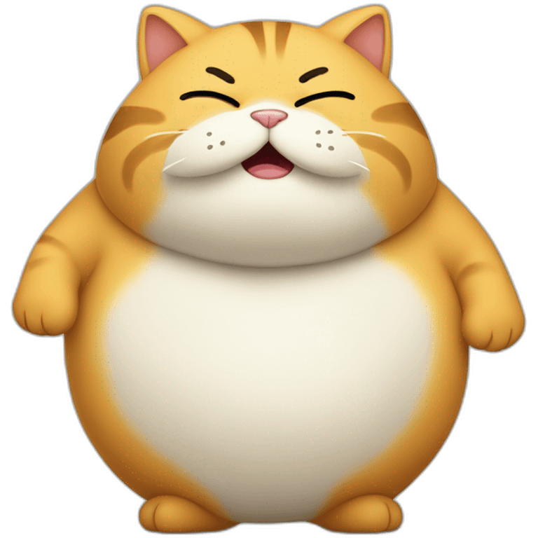 Fat cat farts emoji