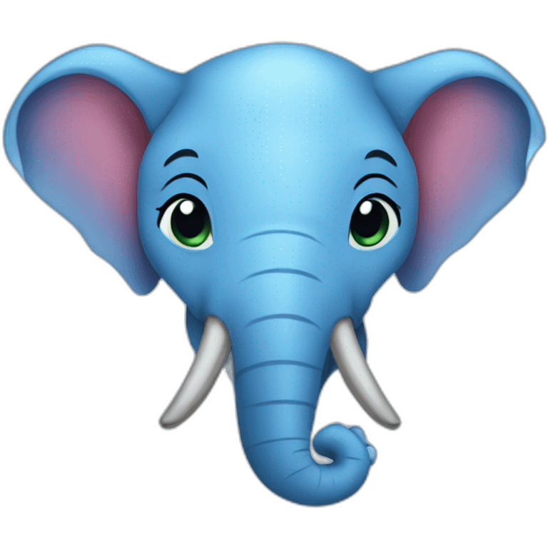 Elefante azul emoji