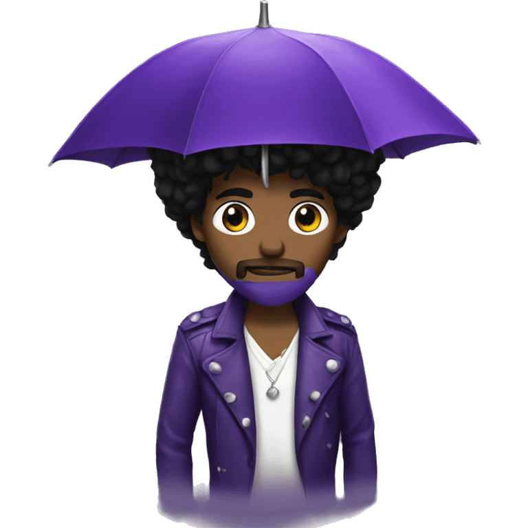 Purple rain emoji