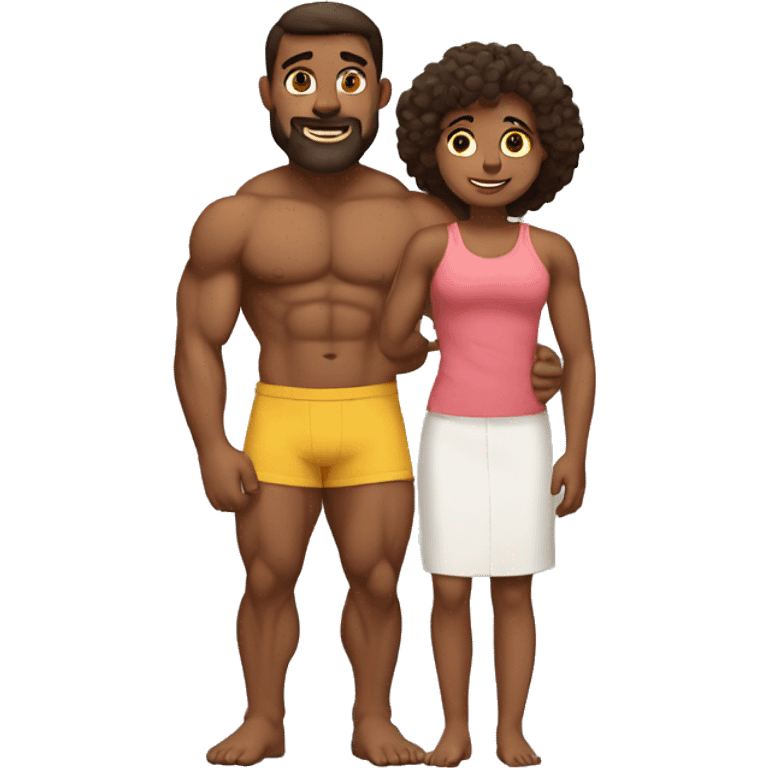 muscular family emoji