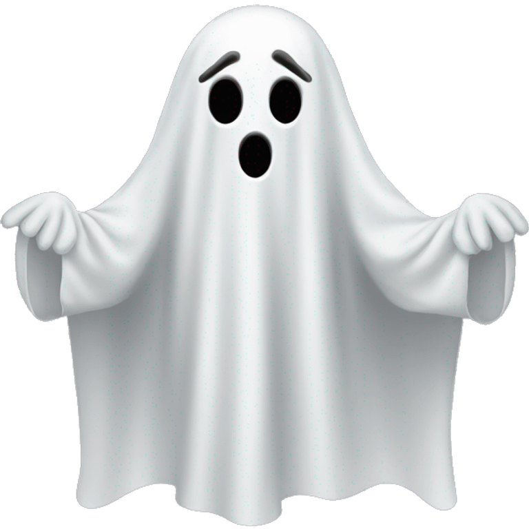 ghost costume. Not evil emoji