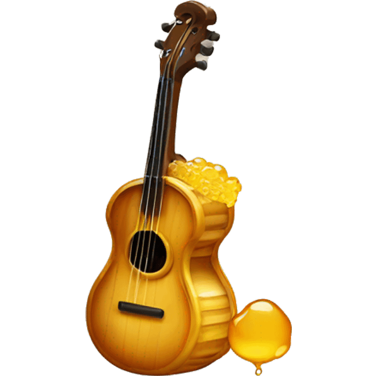 Musical honey emoji