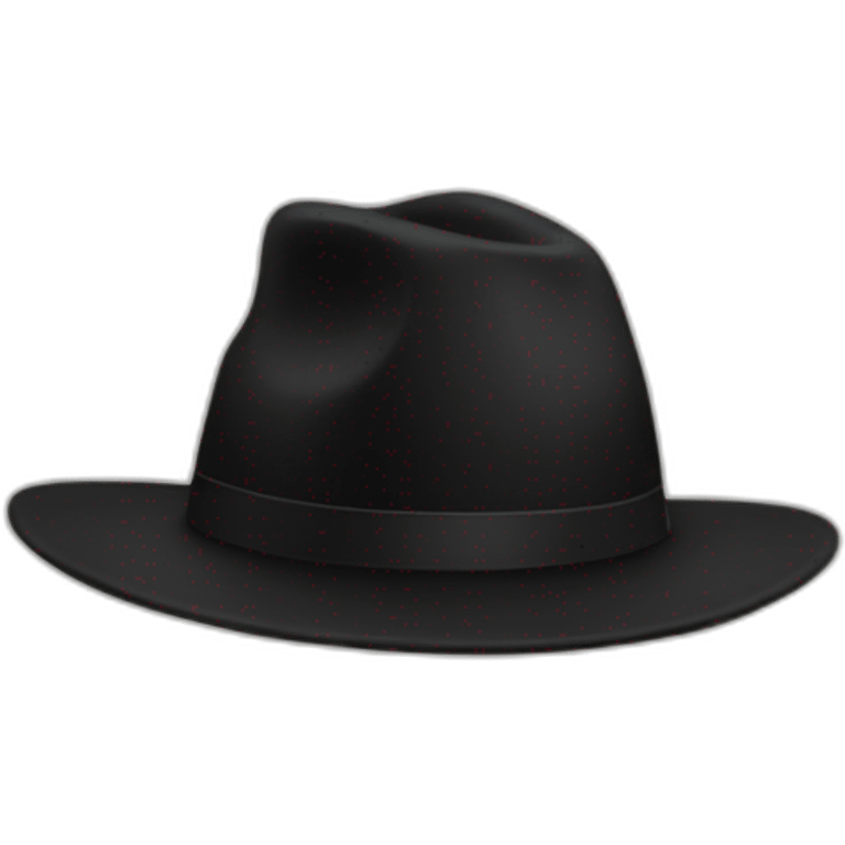 black hat emoji