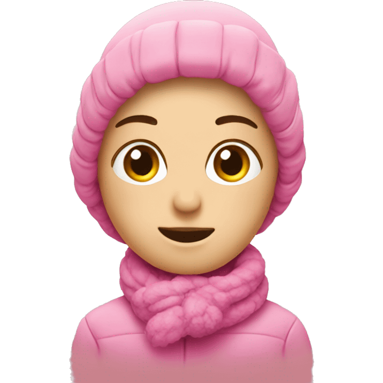 Pink Winter emoji