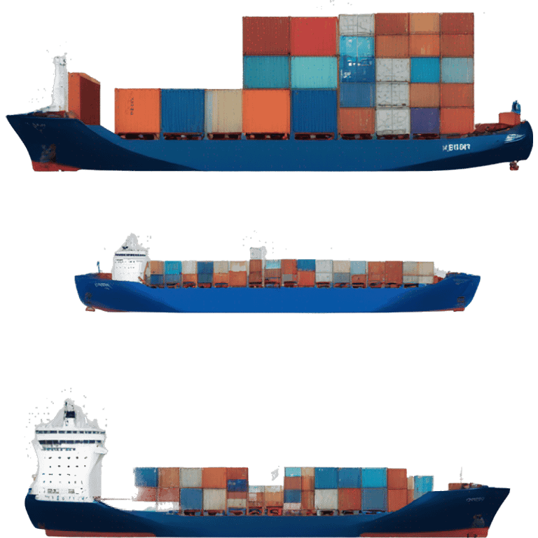 container ship emoji