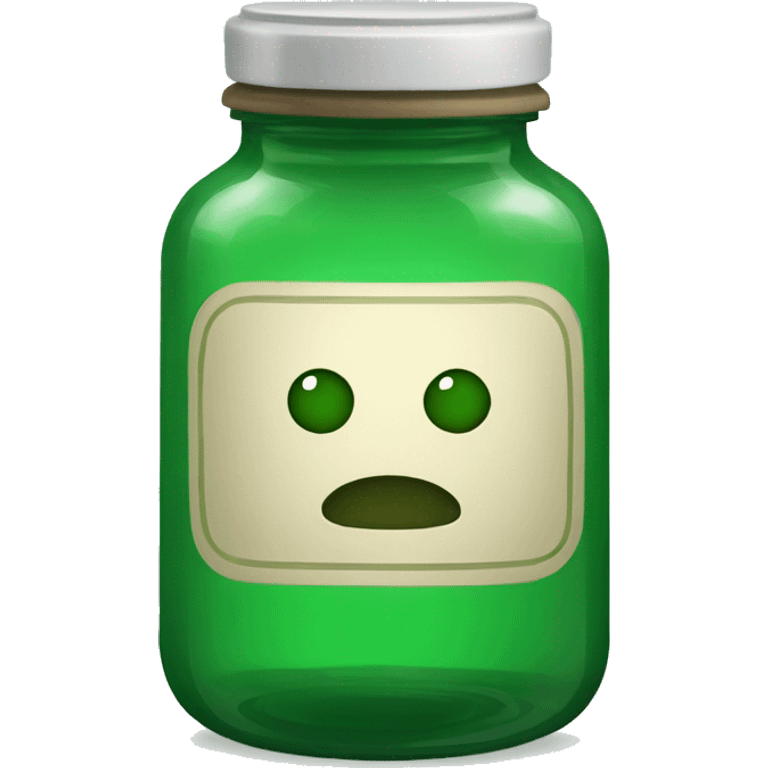 Green tincture jar emoji