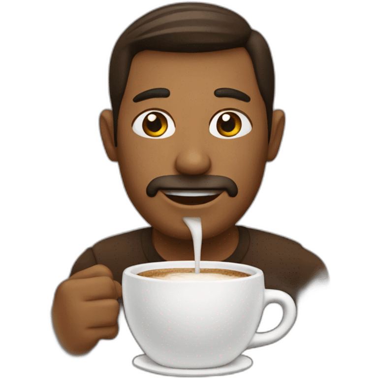 Drinking coffee emoji