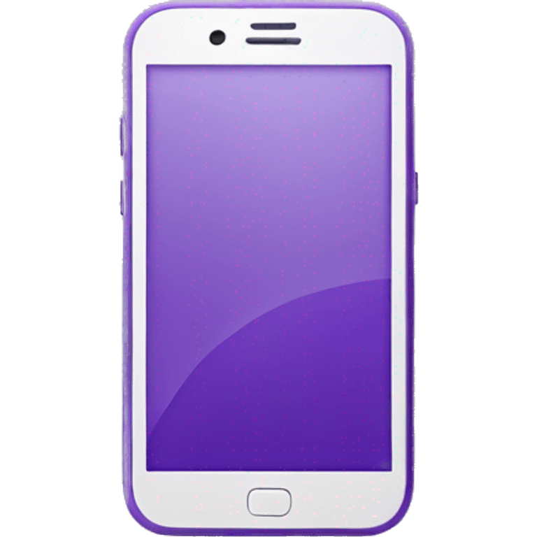 smartphone purple emoji