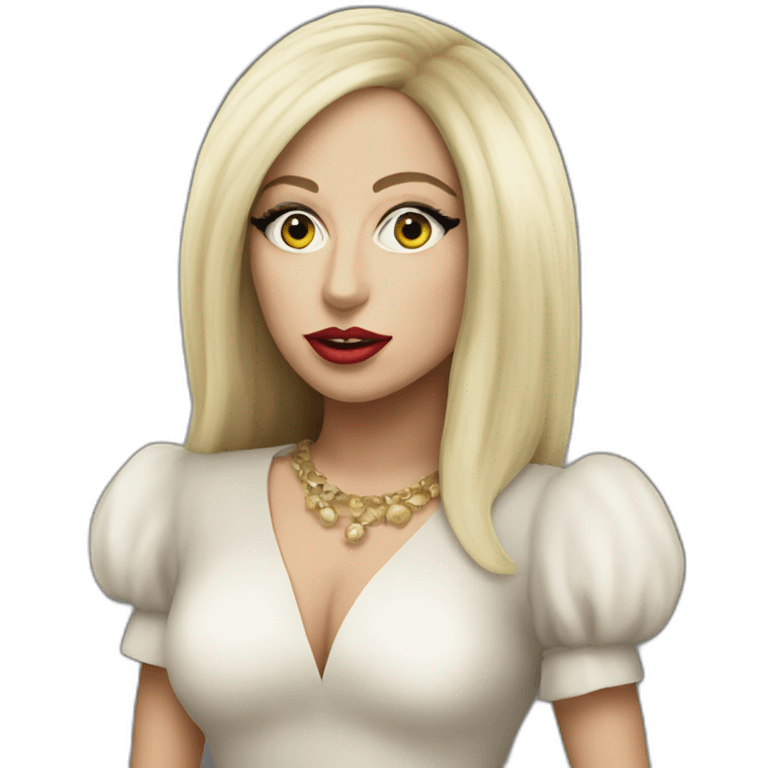 Lady Gaga in a Judas’s clip  emoji