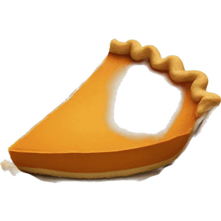 Pumpkin pie emoji