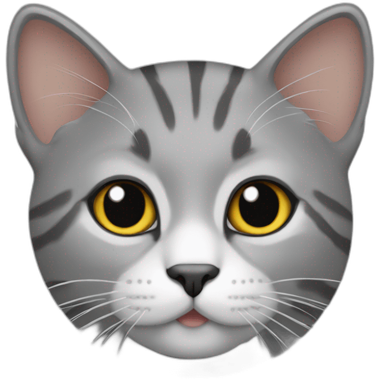 Gato gris emoji