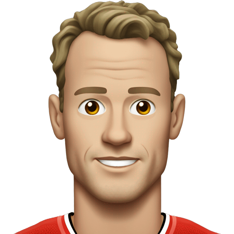 Jonathan Toews as beach bum emoji