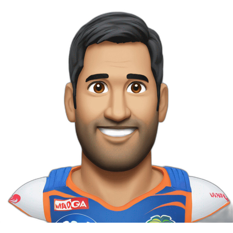 Mahindra Singh Dhoni 7 emoji