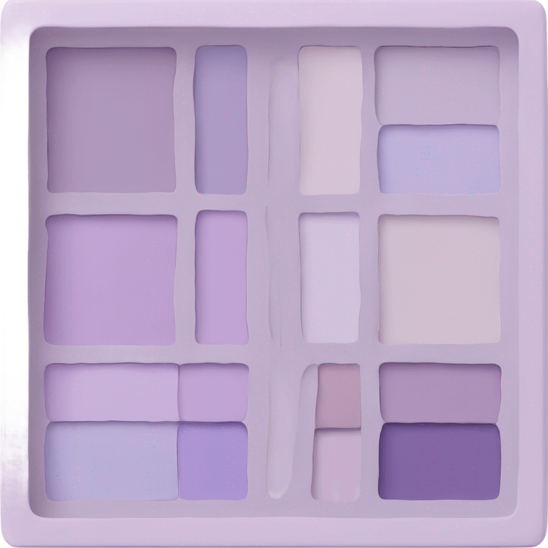 eyeshadow box pastel purple  emoji