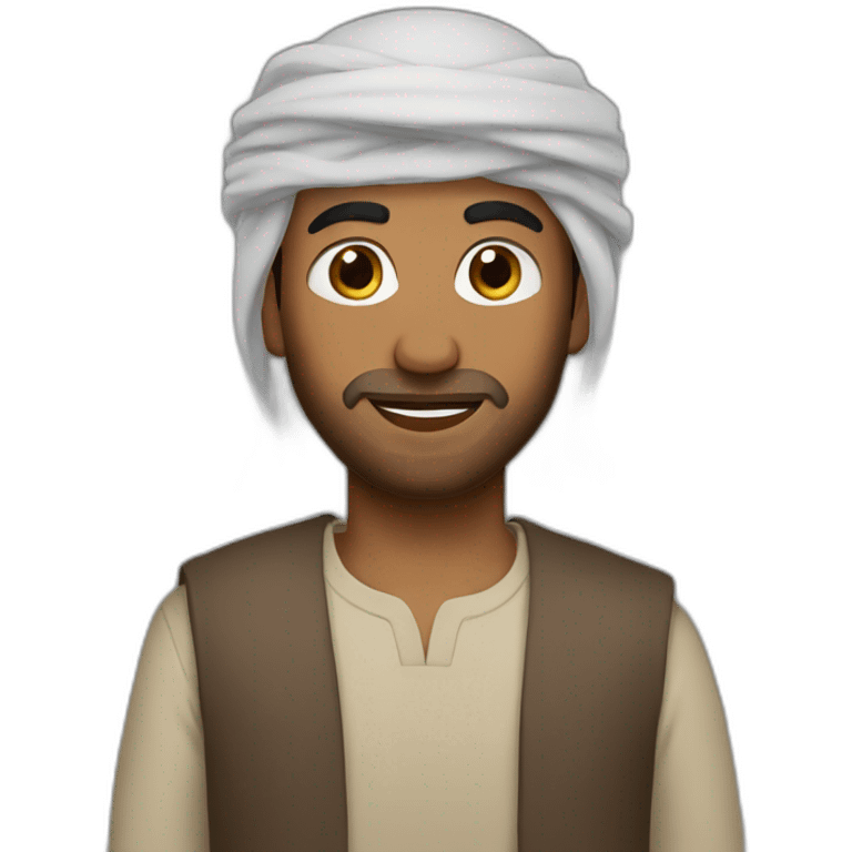 Arab brown man emoji