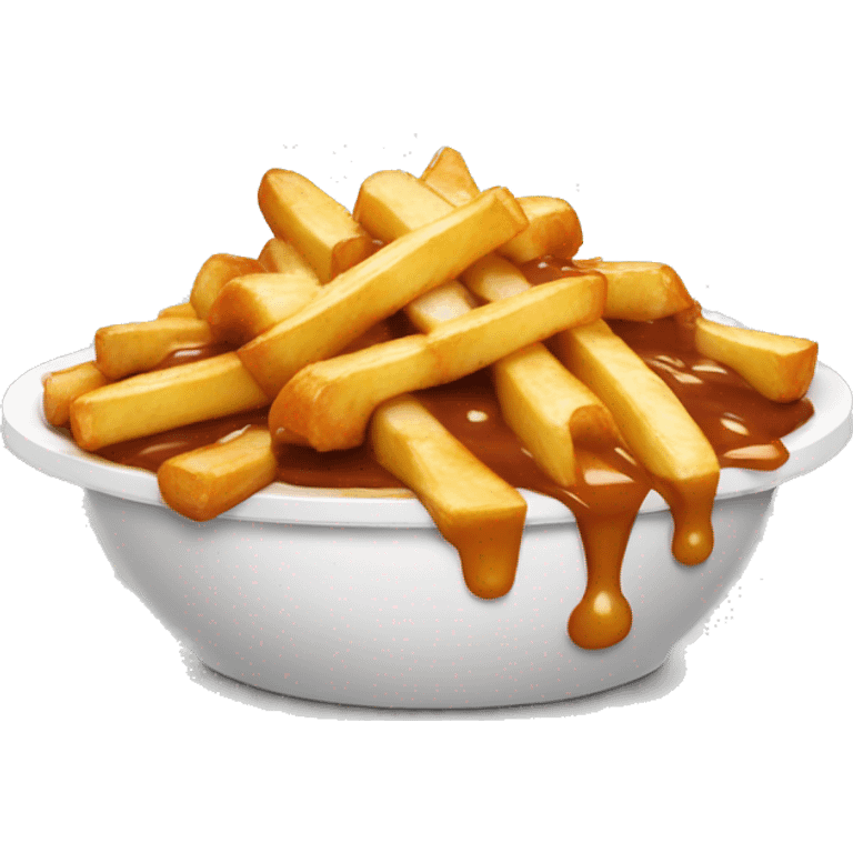 Poutine qui mange une poutine   emoji