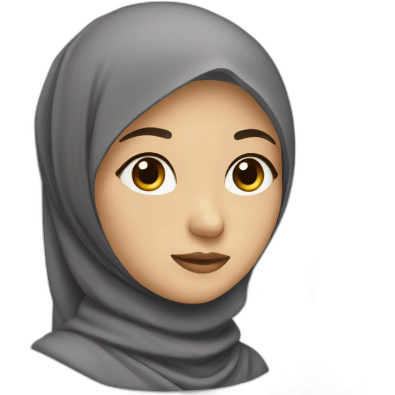 hijab asian female emoji