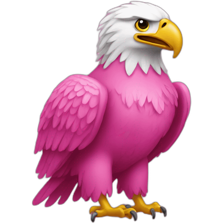 pink eagle emoji