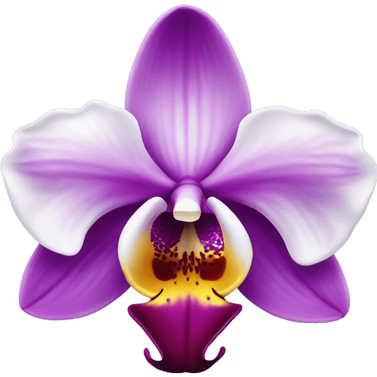 orchid flower emoji