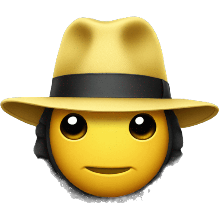 bumblebee wearing a fedora  emoji