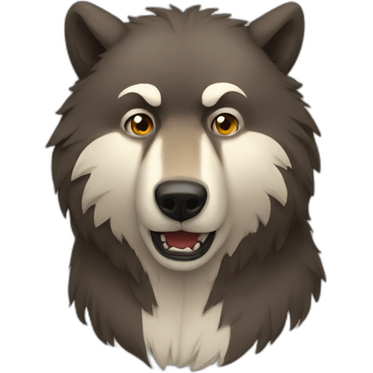 Bear wolf emoji