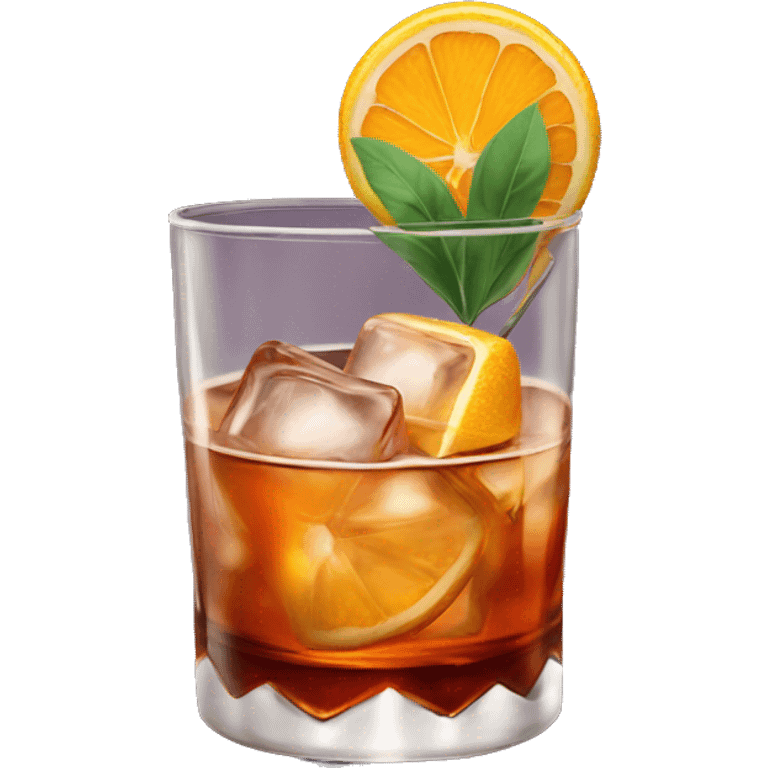 Old Fashioned cocktail emoji