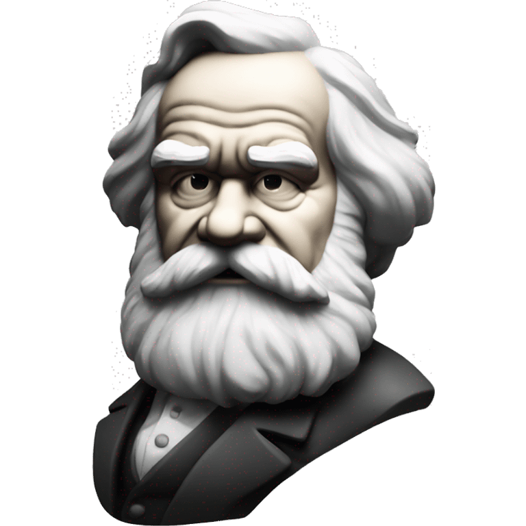 Karl Marx fist up emoji