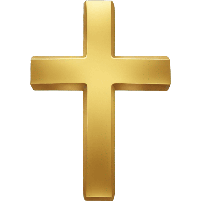 gold cross emoji