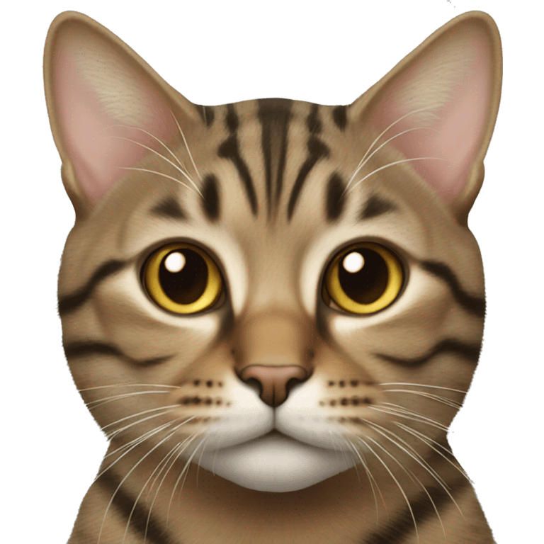 Realistic tabby cat  emoji