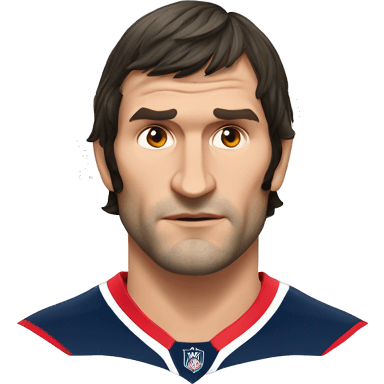 Alexander Ovechkin Realistic seriously face emoji