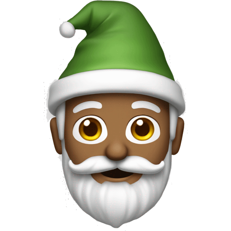 A guy with a mustache wearing a gnome hat emoji