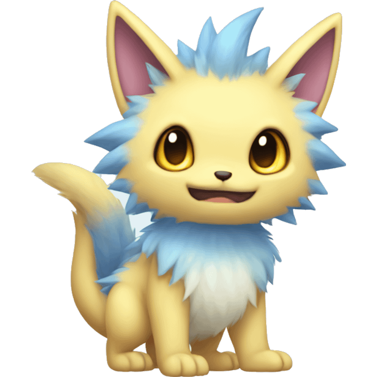 Pastel Furry Fakémon Full Body emoji