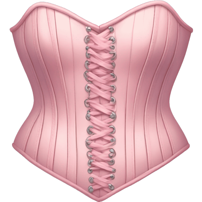 Pastel pink corset  emoji