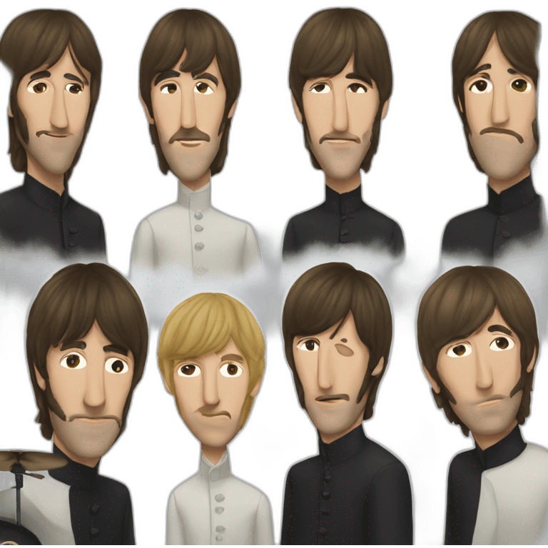 the Beatles emoji