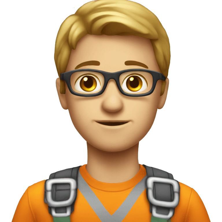 boy, contractor, eye spec emoji