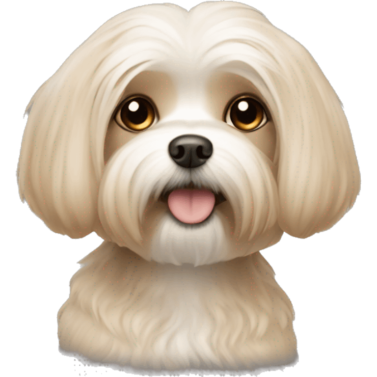 Light brown Maltese emoji