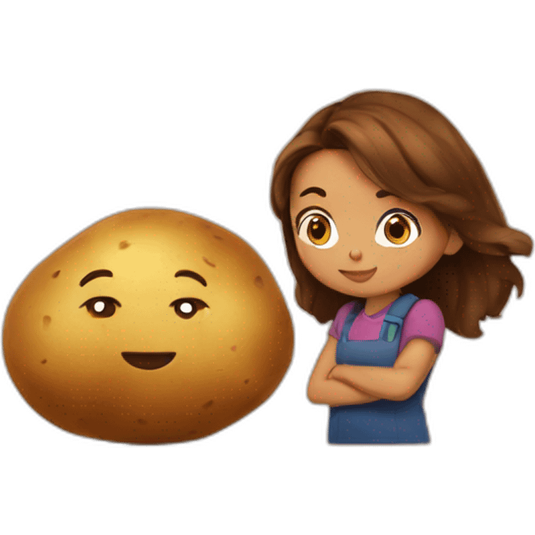 sofia and potato emoji