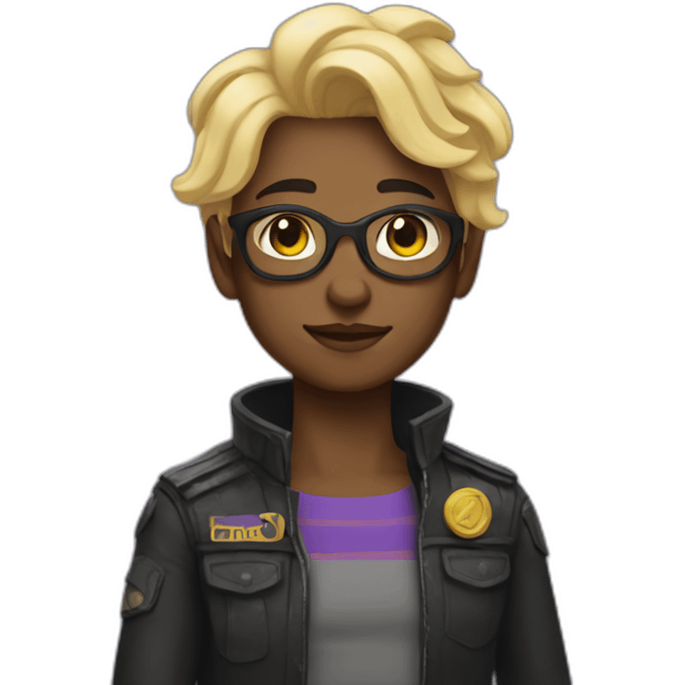 non binary hero emoji