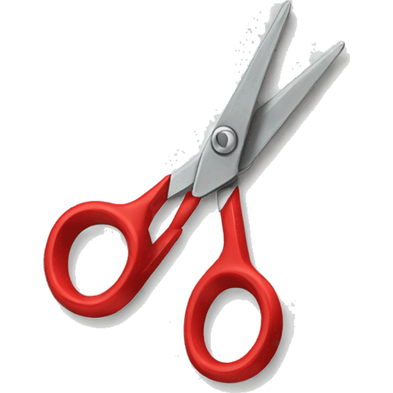 Red scissors  emoji