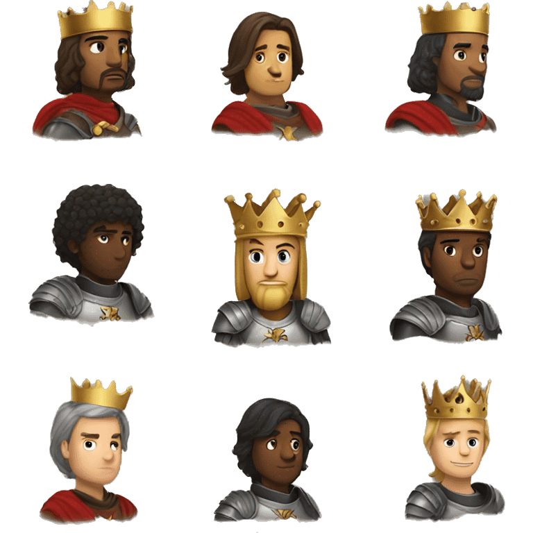 a king knights a knight  emoji