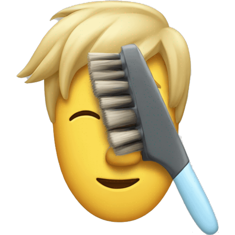 ear brushing emoji