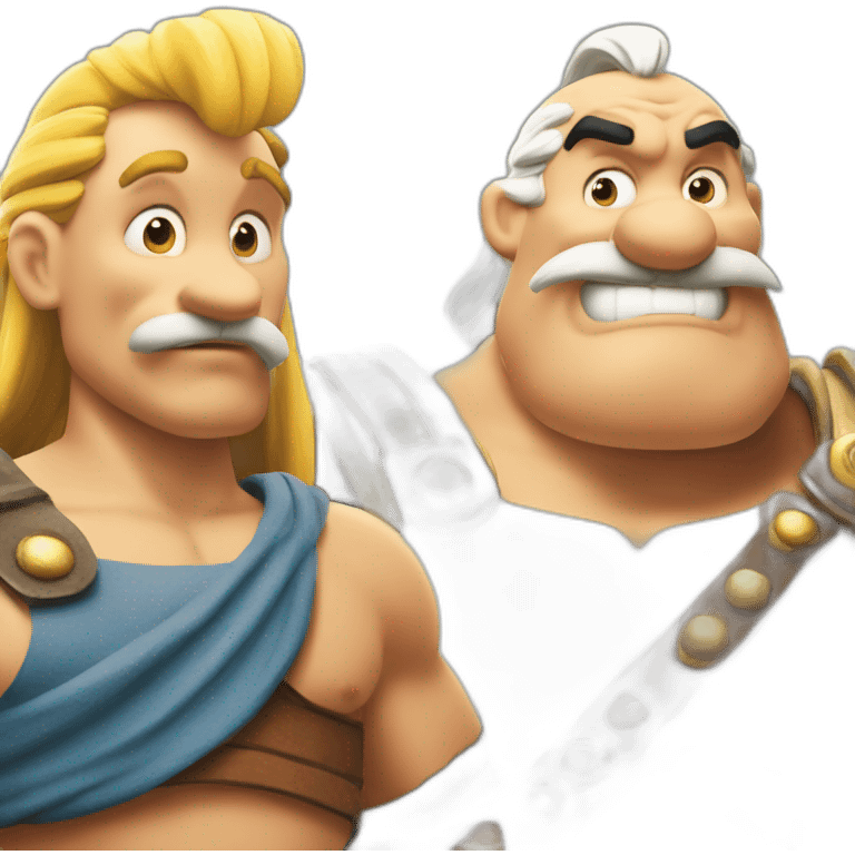 Asterix and Obelix emoji