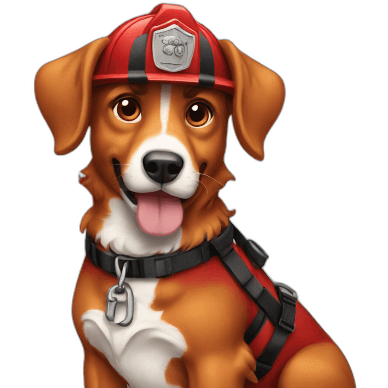 fire dog emoji