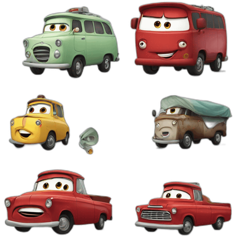 Cars disney emoji