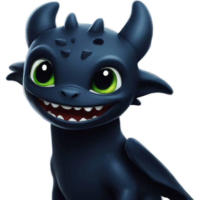 Toothless, galactic galaxy markings  emoji