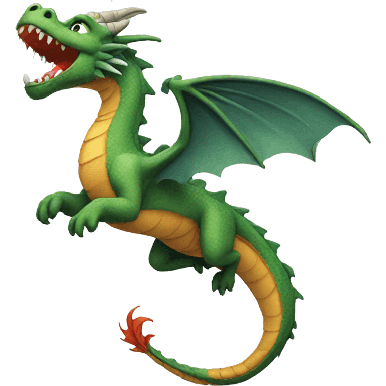 Dragon flying emoji